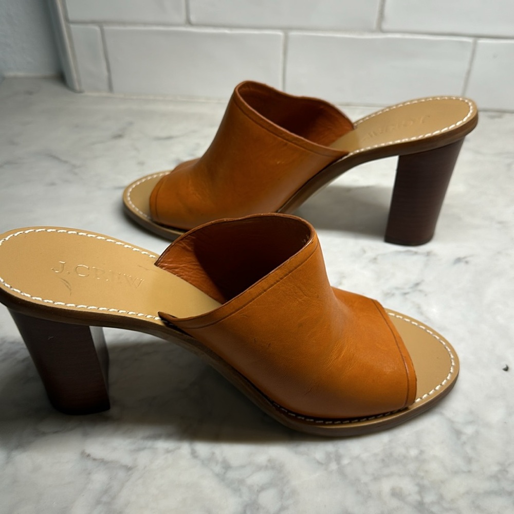 Jcrew Heel Slides Size6 1/2 Worn Once - image 5